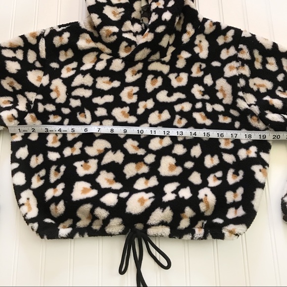 NWT Wild Fable Animal Print Hooded Sweatshirt M - Picture 8 of 11